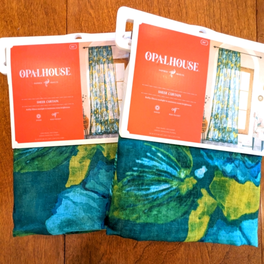 Target/Opalhouse sheer window panels 84 inch length